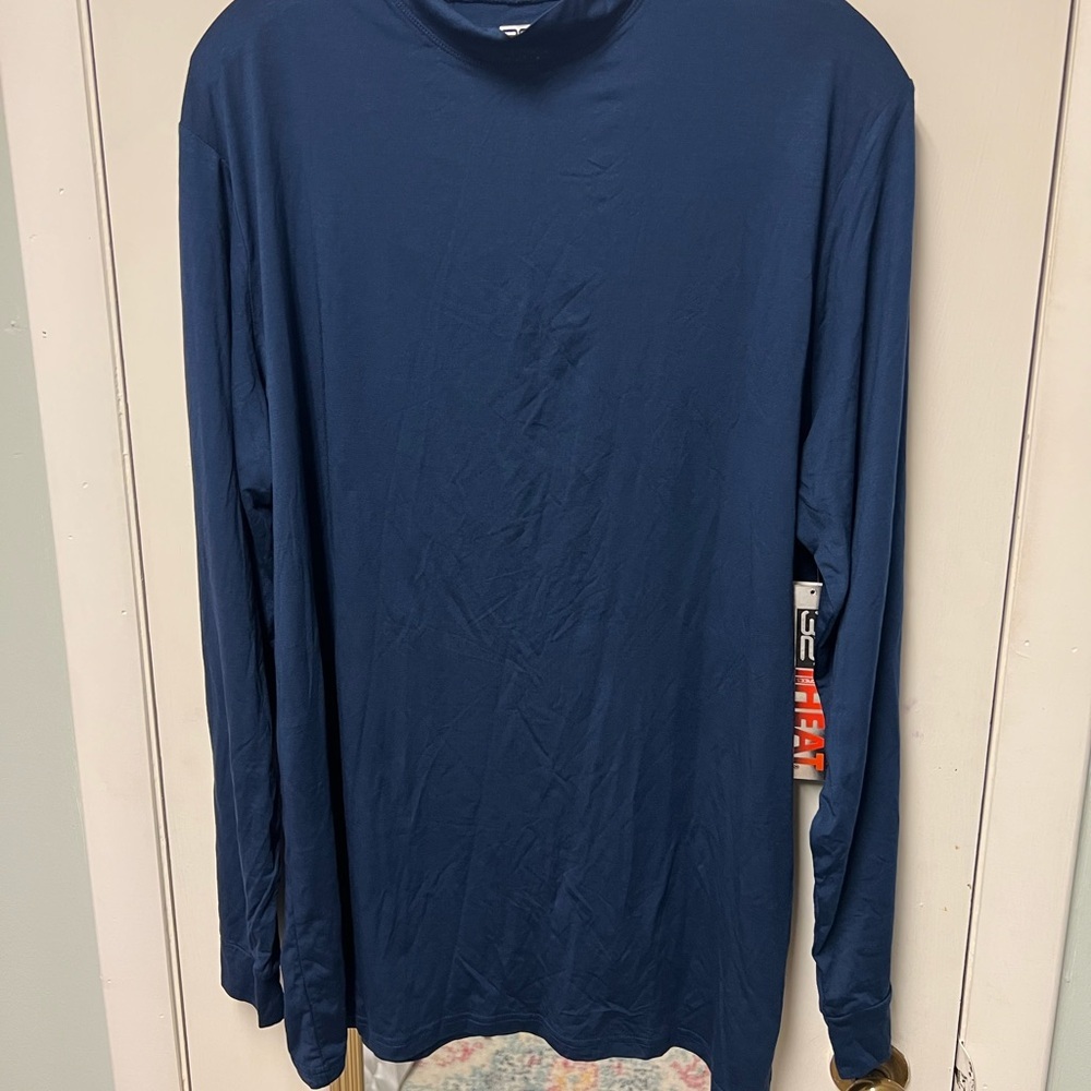 32 degrees- Blue Long Sleeve Tee with Relaxed Fit